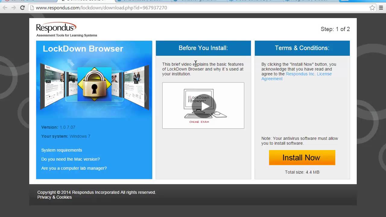 Response lockdown browser download mac